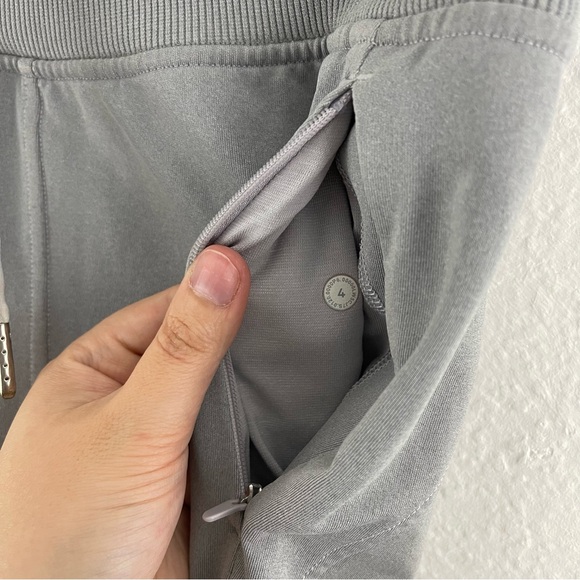 LULULEMON Heathered Stargaze Grey High Waisted Metro Miles Jogger Sweatpants - Picture 10 of 16